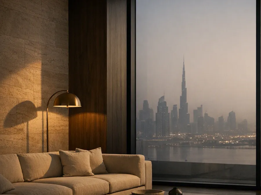 A finished, furnished UAE apartment
