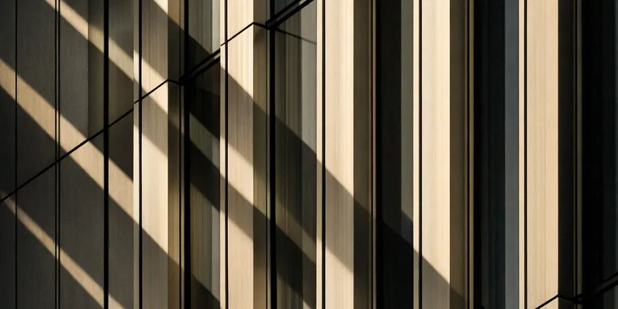 Tower facade catching the late afternoon light